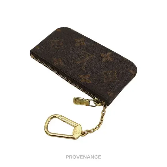 🔴 Louis Vuitton Key Pouch Cles -Monogram